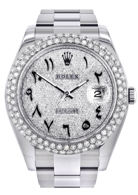 rolex rose arabic|Rolex watch with arabic numbers.